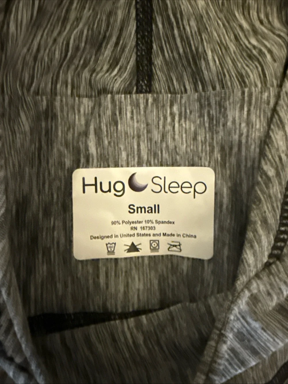 Hug Sleep Adult Hooded Pod Compression Swaddle Blanket Anxiety Sensory Sz Small